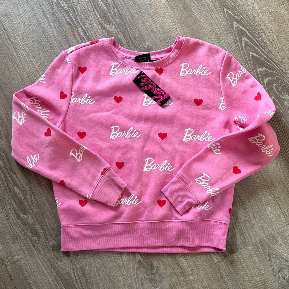 Barbie Signature Sweetheart crewneck Sweatshirt Pink Size L